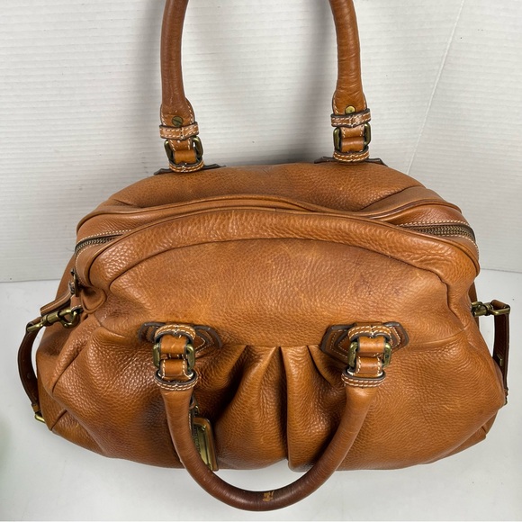 Marc by Marc Jacobs Classic Q Brown Leather 2Way Shoulder Bag Y2K Strap Vintage - Picture 2 of 12